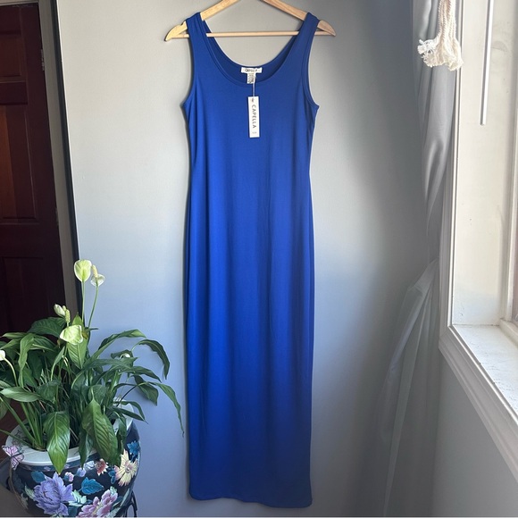 Royal Blue Scoop Neck Bodycon Maxi Dress 💙 - Picture 6 of 8